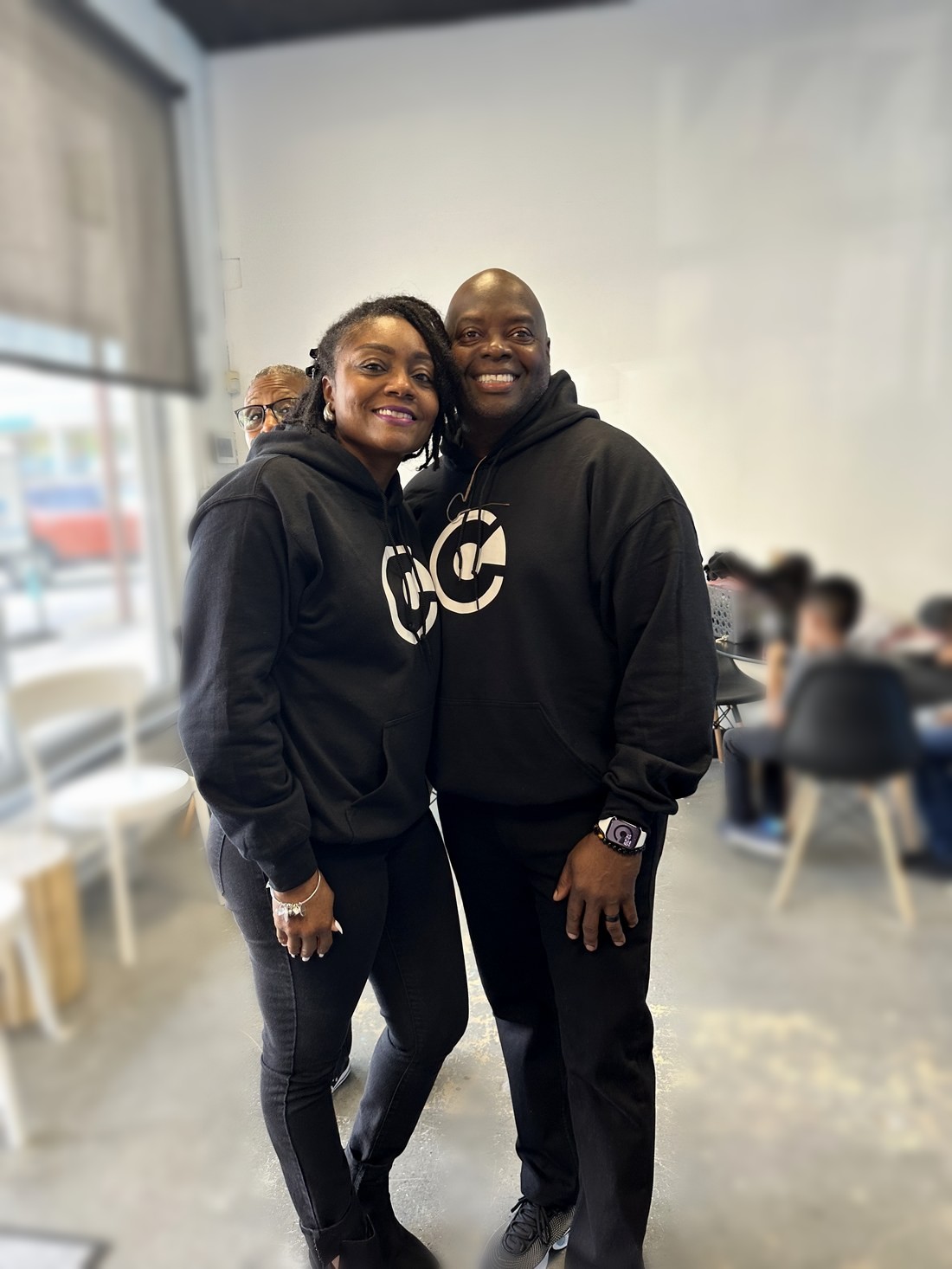 Regina Guidry with Lead Pastor Anthony Guidry at Intentional Church