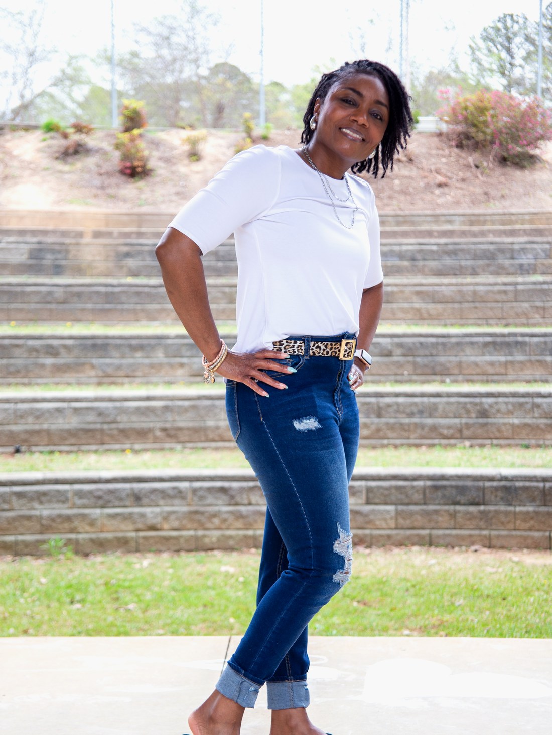 Regina Guidry outdoors in Powder Springs, Georgia